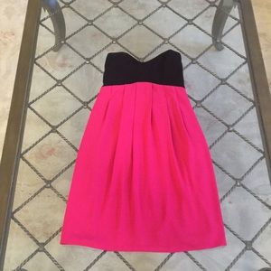 Club Monaco wool & silk strapless dress